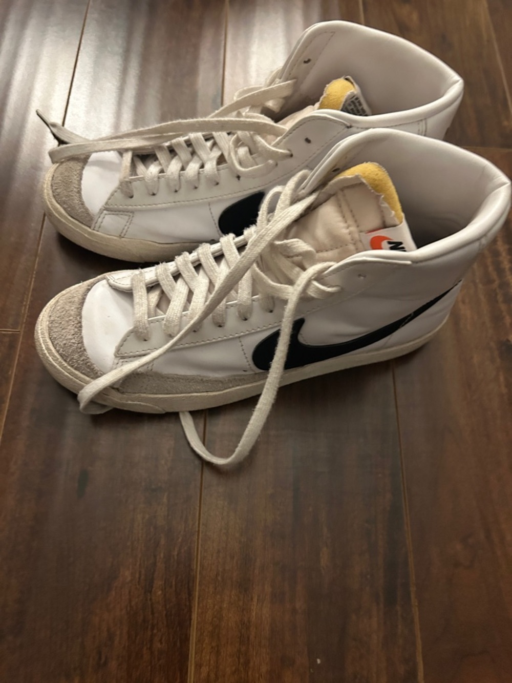 Nike White High-Top blazers